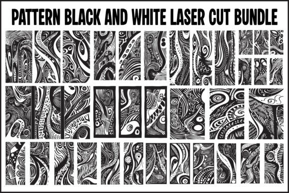 Abstract Pattern Laser Cutting Templates: Graphics & Illustrations