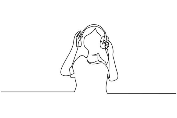 Continuous Line Have Fun Liste Graphics and Illustrations
