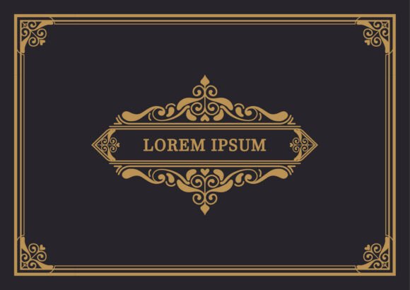 Luxury Vintage Ornamental Frame Graphics & Illustrations