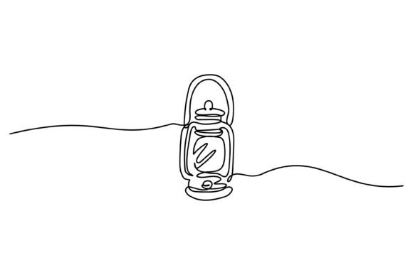 Petromax Line Art: Graphics & Illustrations