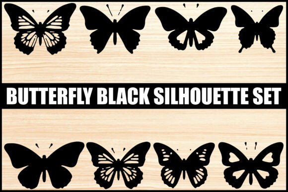 Review: Butterfly Black Vector Silhouette Set for Embroidery
