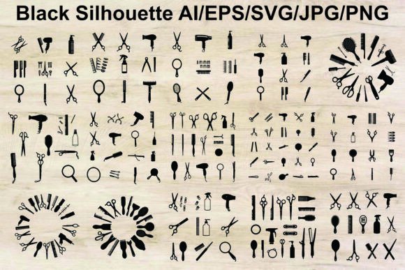 Review: Silhouettes of Hair Styling Tools Vector for Embroidery