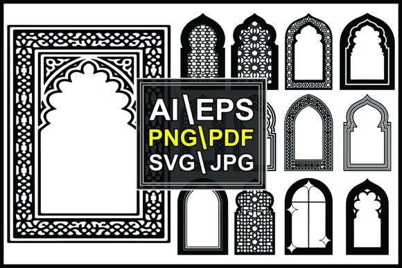 Reviewing Geometric Window Graphics & Illustrations