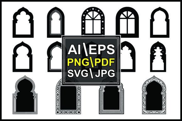 Silhouettes Window Frame Architectural Graphics
